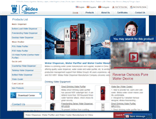 Tablet Screenshot of mideawaterappliance.com